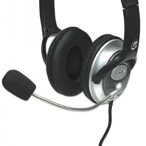 Cuffia Stereo Classica con Microfono 2x3.5mm