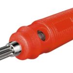 Inseritore Presa Banana per 4mm Rosso