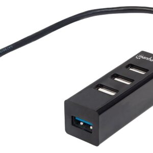 Hub USB 3.0/2.0 Combo 4 porte Nero