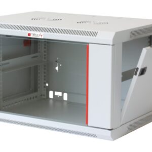 Armadio Rack 19'' a muro 12 unità sezione unica prof. 450mm Grigio
