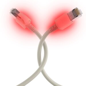 Cavo di Rete Patch Cat.6A S/FTP con Led Tracciamento 3 m Classe E