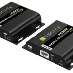 Extender HDMI Over IP 4K@30Hz su Cavo Cat.6 fino a 120m