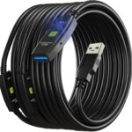 Cavo USB 3.0 Attivo Prolunga USB-A con 3 Amplificatori di Segnale 20m