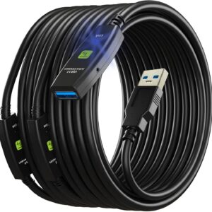 Cavo USB 3.0 Attivo Prolunga USB-A con 3 Amplificatori di Segnale 20m