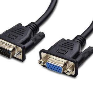 Cavo prolunga monitor SVGA standard M/F 1,8 mt NERO