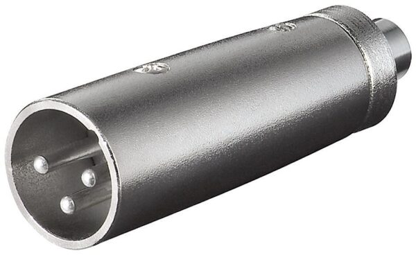 Adattatore XLR Cannon Maschio a RCA Femmina