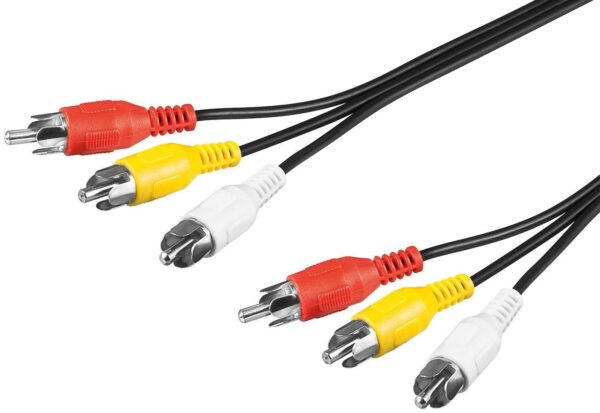Cavo Audio Video 3 x RCA M/M 5mt