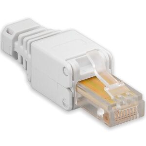Plug Cat. 5/6 RJ45 Toolless con Copriconnettore