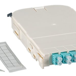 Modulo FTTH 12 porte con Adattatori Ceramici LC/APC OS2 Monomodale