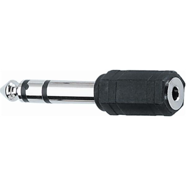 Adattatore Audio 6.3mm Maschio a 3.5mm Femmina Stereo - immagine 2