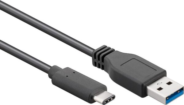 Cavo USB3.0 A Maschio USB-C Maschio 0,15m Nero - immagine 2