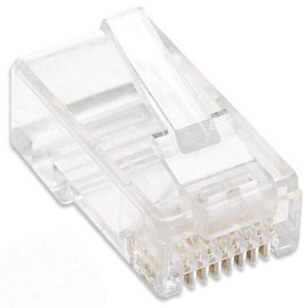 Confezione 100 Plug RJ45 per Cavo Flessibile Cat.6 UTP - immagine 3