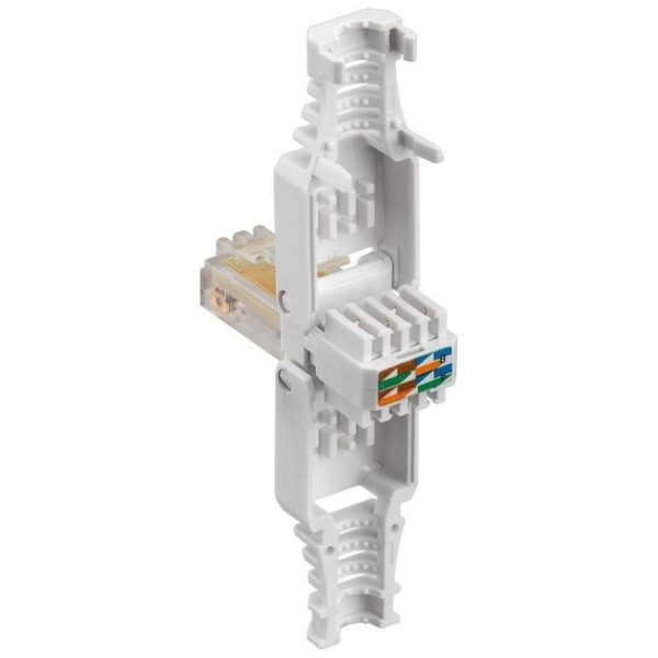Plug Cat. 5/6 RJ45 Toolless con Copriconnettore - immagine 3
