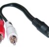 Cavo Stereo Jack 3.5 mm F a 2 x RCA M 0,20 mt - immagine 3