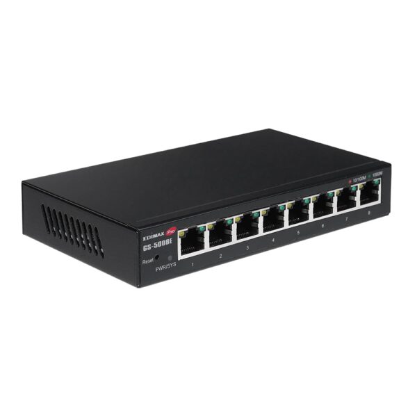 Smart Switch Web Gigabit 8 porte, GS5008E - immagine 4