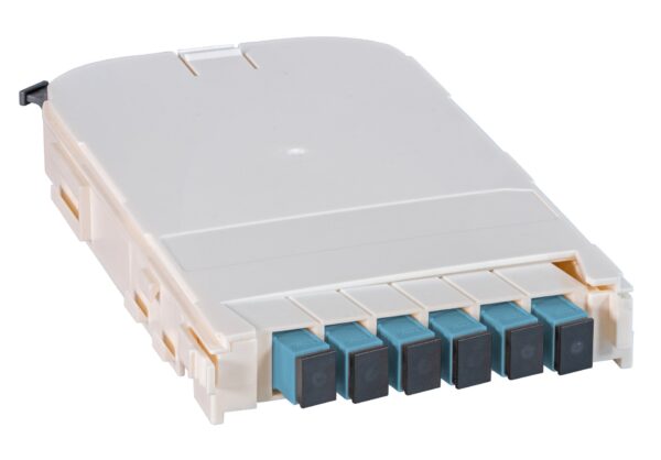 Scatola di Giunzione Fibra Ottica Modulo FTTH con 6 Adattatori SC Ceramici OS2 - immagine 4