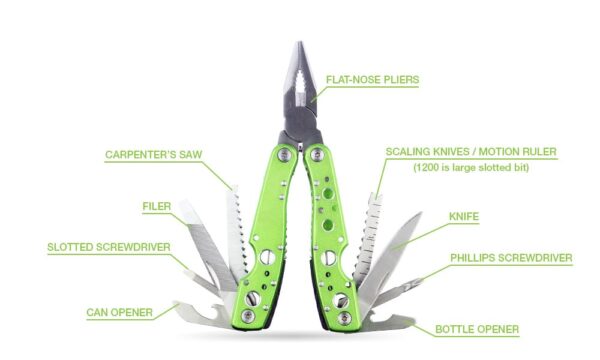 Utensile Pieghevole Mutifunzione 9 in 1 - immagine 3