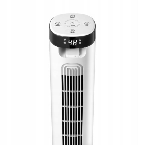 Ventilatore a Torre da Pavimento 36'' 3 Velocità con Telecomando Oscillazione 75° e Timer - immagine 4