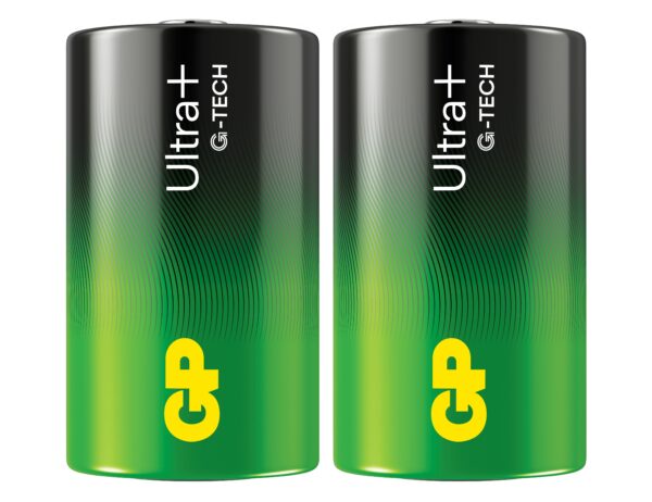 Blister 2 Batterie Torcia D GP Ultra Plus - immagine 3
