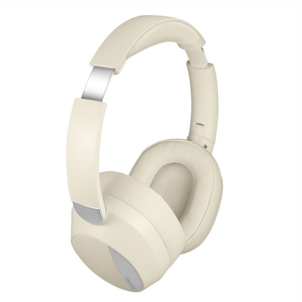 Cuffia Bluetooth V6.0 a Cancellazione Attiva del rumore ANC Beige - immagine 3
