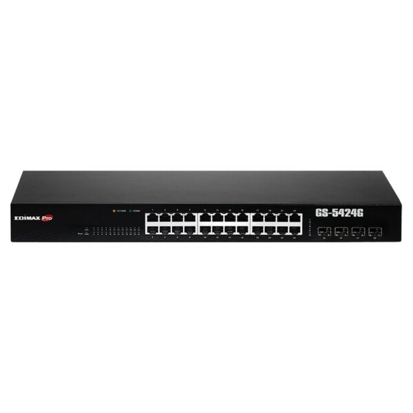 Gigabit Ethernet Switch 24 porte 4 slot SFP, GS-5424G - immagine 3