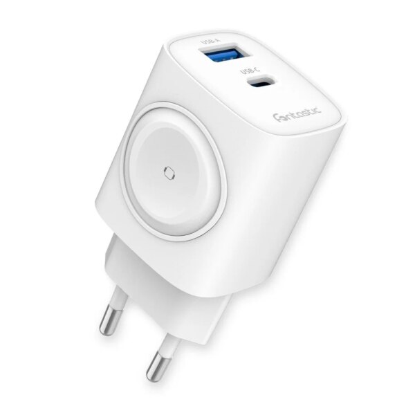 Caricatore Alimentatore GaN 22W da Viaggio Fast Charge USB-A USB-C™ WiGan - immagine 3