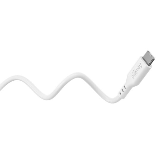 Cavo USB-C™ Maschio/Maschio USB 2.0 in Silicone 1,5 metri Bianco - immagine 3