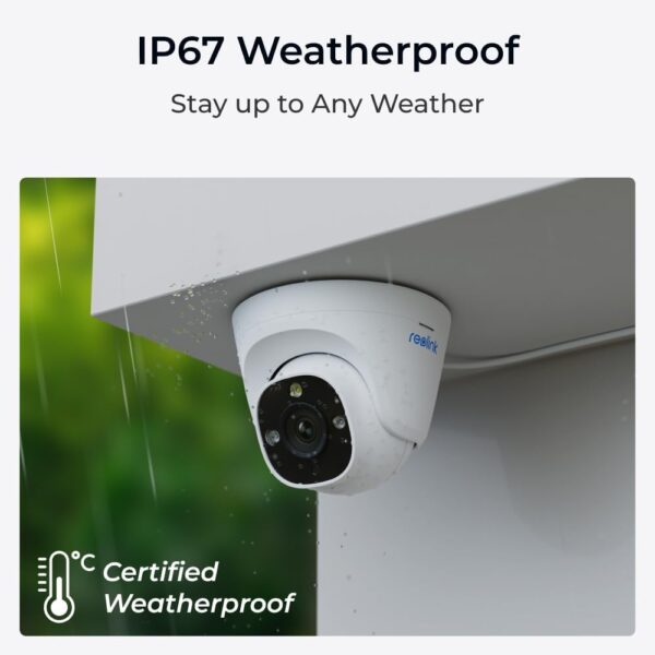 Telecamera IP Dome di Sicurezza PoE 4K 12MB IP67, PC1224AD6K01 - immagine 3