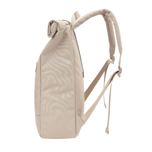 Zaino Rolltop Impermeabile per Notebook Jakarta 15,6'' Beige - immagine 3