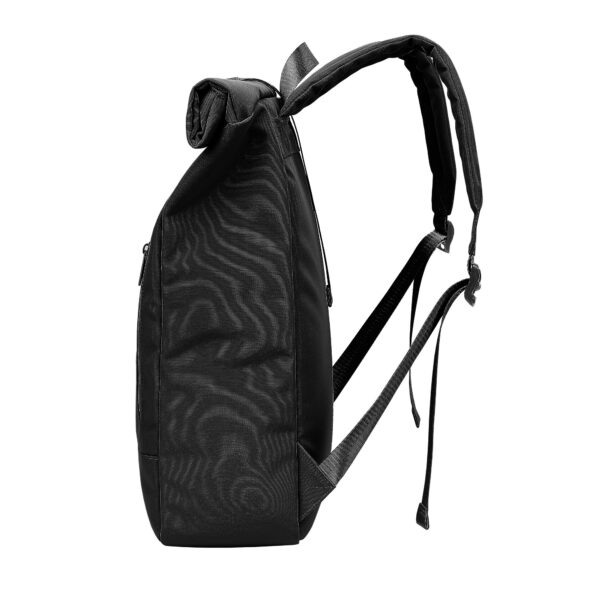 Zaino Rolltop Impermeabile per Notebook Jakarta 15,6'' Nero - immagine 3