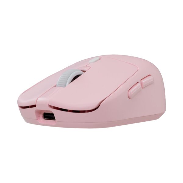 Mini Mouse Ottico Wireless 6D 3200 dpi Rosa, WM-710 - immagine 3