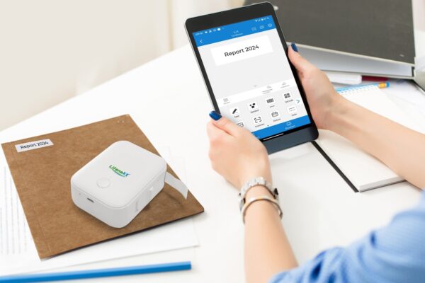 Mini Etichettatrice Stampante Termica Wireless Portatile Ricarica USB-C™ - immagine 3