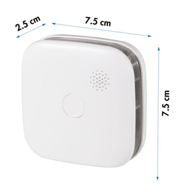 Rilevatore di Fumo >85 dB Fotoelettrico Batteria Litio Durata 10 anni - immagine 3