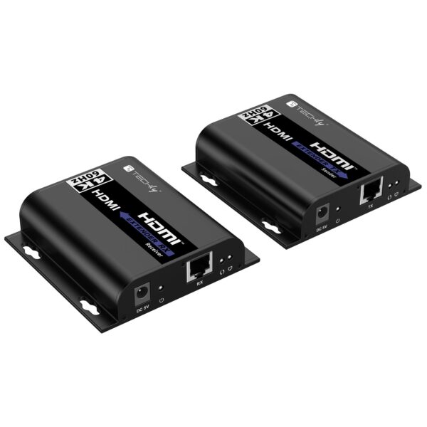 Extender HDMI 4K@60Hz con IR su Cavo Cat.6 fino a 120m - immagine 3