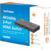Switch HDMI 4k@60Hz 3 porte - immagine 2