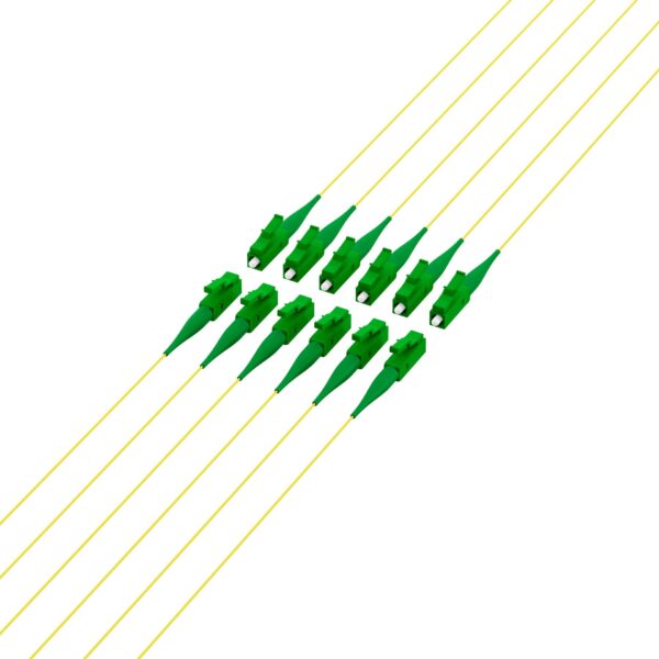 Pigtail Fibra Ottica Monomodale OS2 LC/APC G652D 2m Giallo - immagine 3