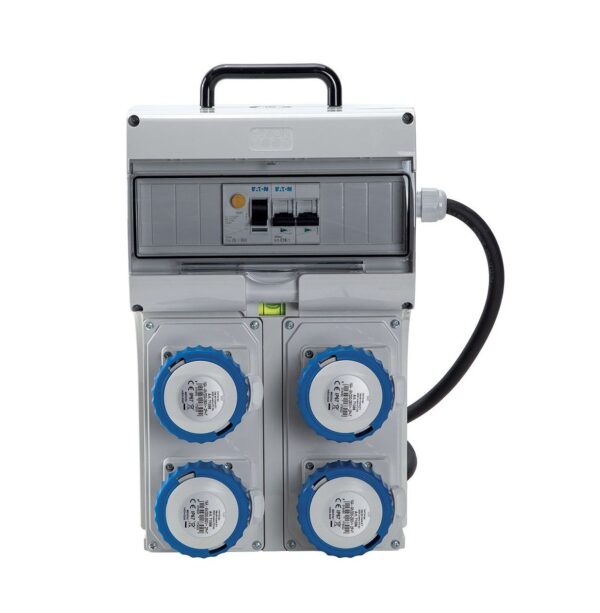 Quadro Elettrico KEY BOX 2 ASC IP65 4 prese 2P+T 16A Cavo 1,5m 3kW - immagine 3