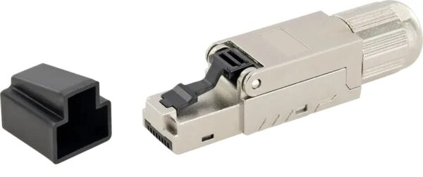 Plug RJ45 Cat.8 Schermato STP Tooless - immagine 3