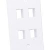 Placca Porta Frutti 4 Posti Mod.503 Bianco - immagine 3