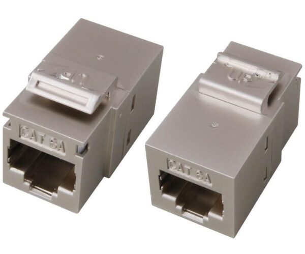 Accoppiatore RJ45 F/F STP C6A Keystone - immagine 2