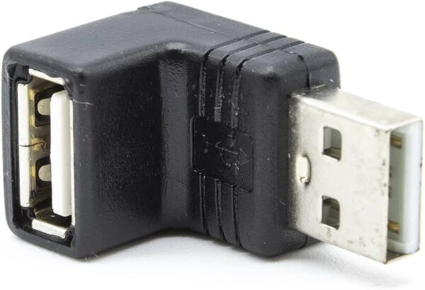 Adattatore USB A maschio/A femmina 90° - immagine 3