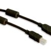 Cavo USB 2.0 A M / B M 5m con Ferrite Doppia Schermatura Nero - immagine 3
