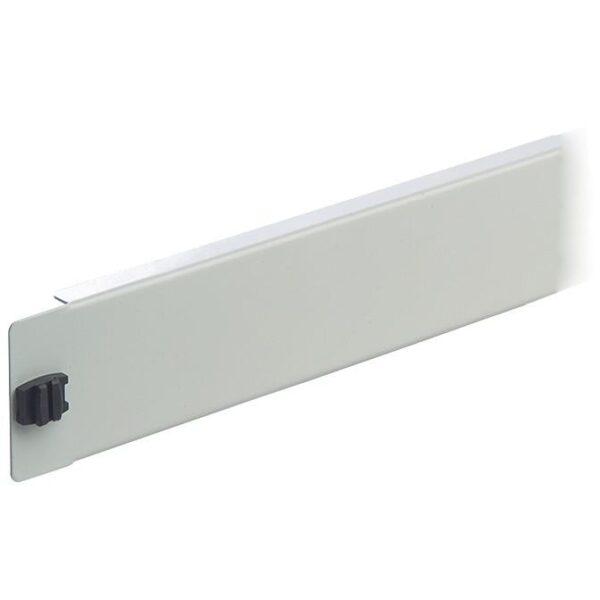 Pannello Cieco Toolless 2 Clip per Armadi Rack 19'' 1U Grigio - immagine 3