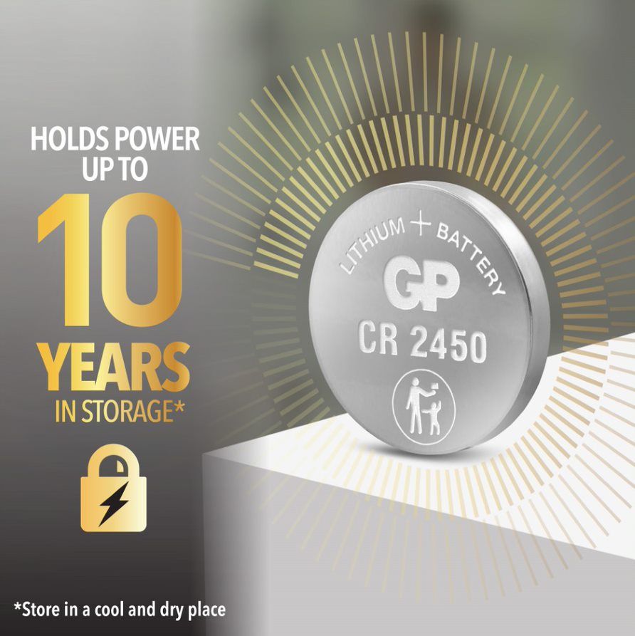 Blister 1 Batteria Litio a Bottone CR2450 - immagine 3