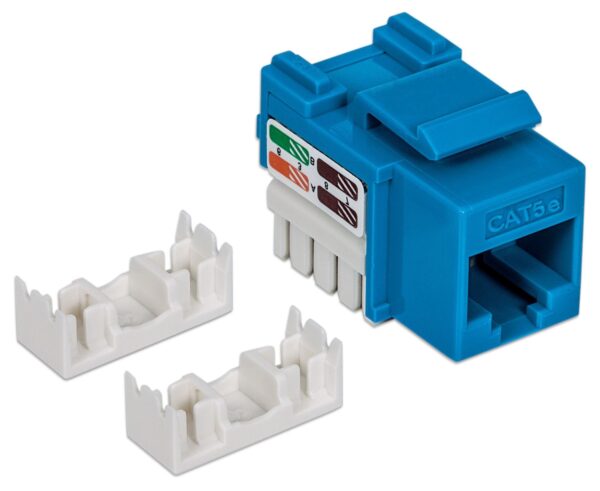 Frutto Keystone RJ45 C5E UTP Blu - immagine 3