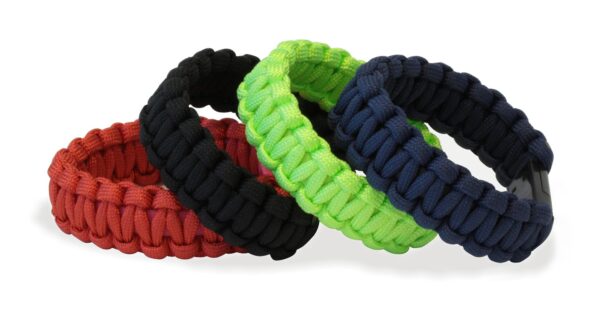 Bracciale Paracord con Micro USB Rosso - immagine 3