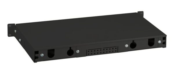 Cassetto Rack 19'' Fibra Ottica 12 porte LC Duplex/SC Simplex Nero - immagine 3