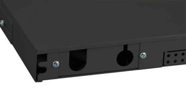 Cassetto Rack 19'' Fibra Ottica 24 porte LC Duplex/SC Simplex Nero - immagine 3