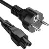 Cavo alimentazione C5 F a Schuko 1m nero - immagine 3