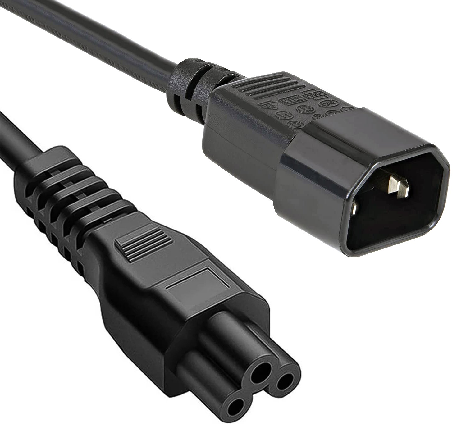 Cavo conversione C5 F a C14 M 1,8 mt nero - immagine 3